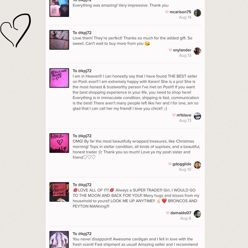 🙏Seller & Trade Feedback 💜